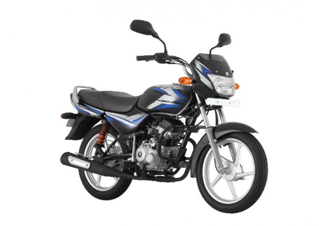 Bajaj CT100 electric start alloy wheel variant. Bajaj CT100 electric start alloy wheel