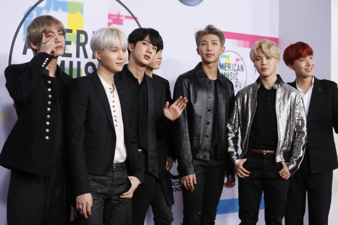South Korean band BTS arrive 2017 American Music Awards, Los Angeles, California, U.S. South Korean band BTS arrive 2017 American Music Awards, Los Angeles, California, U.S.