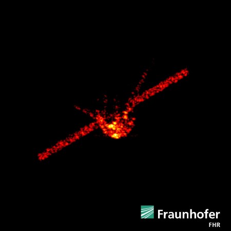 Tiangong-1 radar images captured using TIRA system Tiangong-1 radar images captured using TIRA system