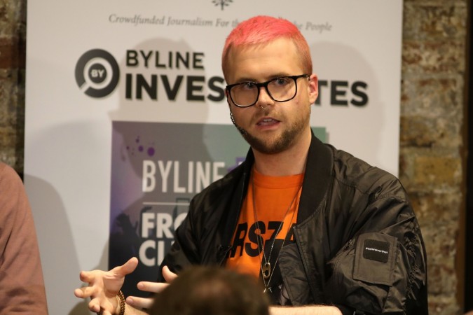 Whistle-blower Christopher Wylie deposed before a British parliamentary committee Christopher Wylie