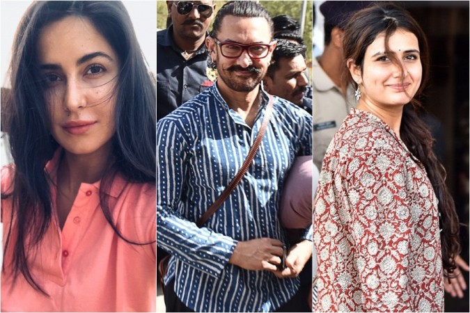 Katrina Kaif, Aamir Khan, Fatima Sana Shaikh