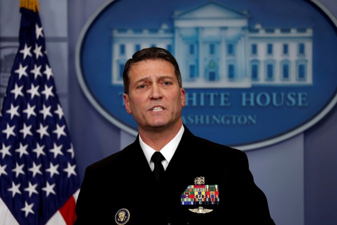 FILE PHOTO: White House, Presidential physician Ronny Jackson Ronny Jackson