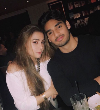 Ahan Shetty and Tania Shroff Ahan Shetty and Tania Shroff