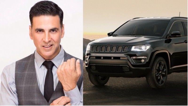 Akshay Kumar (left), Jeep Compass Night Eagle edition (left) Akshay Kumar buys Jeep Compass