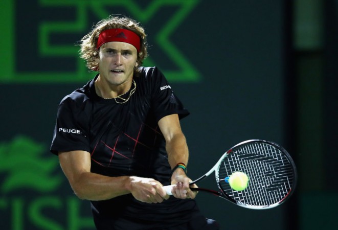 File photo of Alexander Zverev. Alexander Zverev