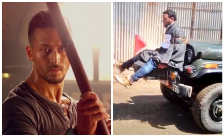 Tiger Shroff's Baaghi 2 scene glorifying human shields creates controversy Tiger Shroff's Baaghi 2 scene glorifying human shields creates controversy