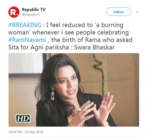 Swara Bhasker Swara Bhasker