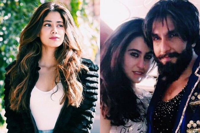 Janhvi Kapoor, Sara Ali Khan, Ranveer Singh Janhvi Kapoor, Sara Ali Khan, Ranveer Singh