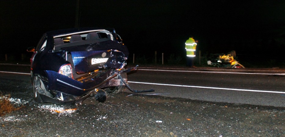 Road accident car