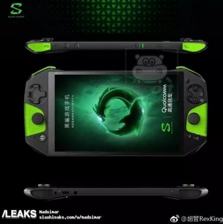 Xiaomi Black Shark gaming smartphone leaked image Xiaomi Black Shark Gaming smartphone leaked image