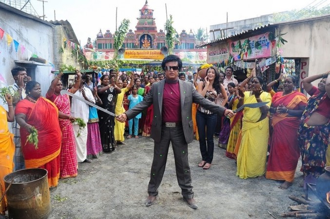 Rajinikanth and Aishwarya Rai in 2010 Enthiran Rajinikanth and Aishwarya Rai in Enthiran