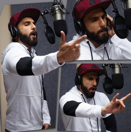 Ranveer Singh rapping Ranveer Singh