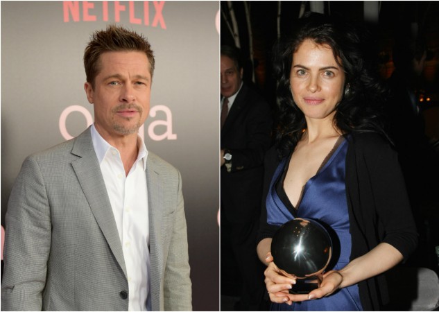 Brad Pitt, Neri Oxman (R) Brad Pitt, Neri Oxman