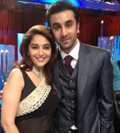 Ranbir Kapoor and Madhuri Dixit Ranbir Kapoor