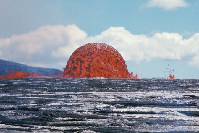 Rare lava dome photo goes viral nearly 50 years after its capture. lava