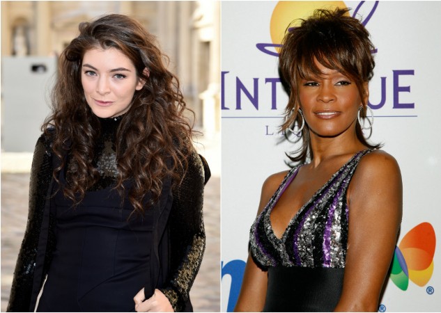 Lorde, Whitney Houston (R) Lorde, Whitney Houston