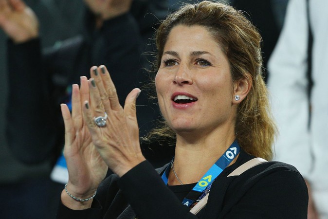 File photo of Mirka Federer at Australian Open 2017. Roger Federer wife Mirka