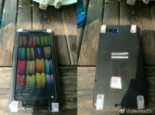 Honor 10 leaked in live images in a bulky case showing off a notch on top of the screen. Huawei Honor 10