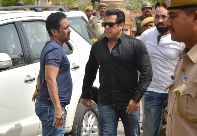 Salman Khan arrives at a court to hear the verdict in the long-running wildlife poaching case against him in Jodhpur Salman Khan