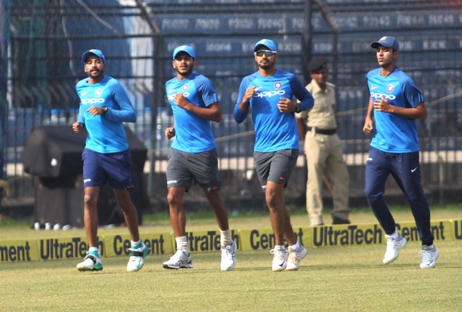 File photo of Basil Thampi training with the Indian team in 2017. Basil Thampi