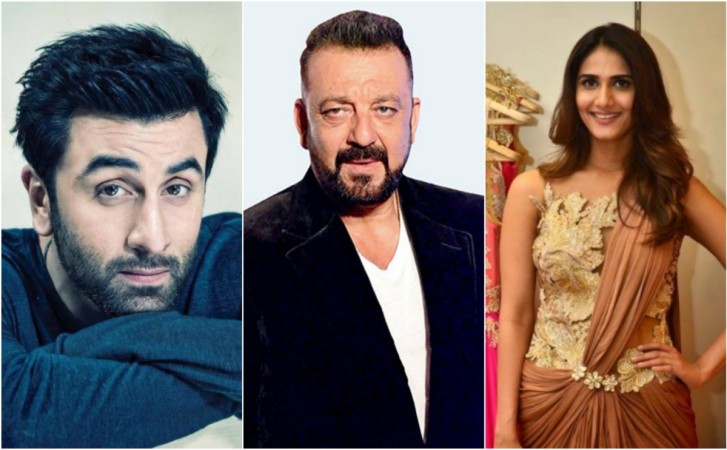 Ranbir Kapoor, Sanjay Dutt and Vani Kapoor Ranbir Kapoor, Sanjay Dutt and Vani Kapoor