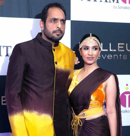 Vishwajeet Pradhan and wife Sonalika Pradhan Vishwajeet Pradhan and wife Sonalika Pradhan