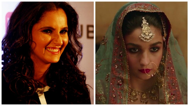 Sania Mirza and Alia Bhatt Sania Mirza and Alia Bhatt