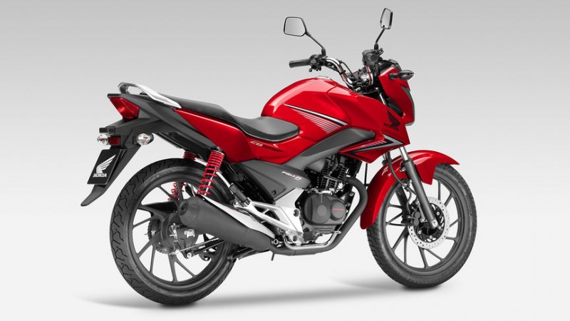 Honda CB125F has been patented in India. Honda CB125F