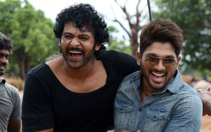 Allu Arjun and Prabhas Allu Arjun and Prabhas