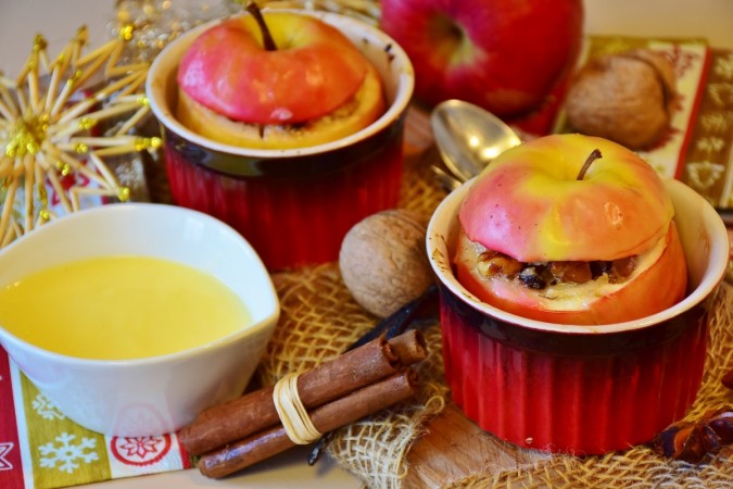 Representational image. baked apple