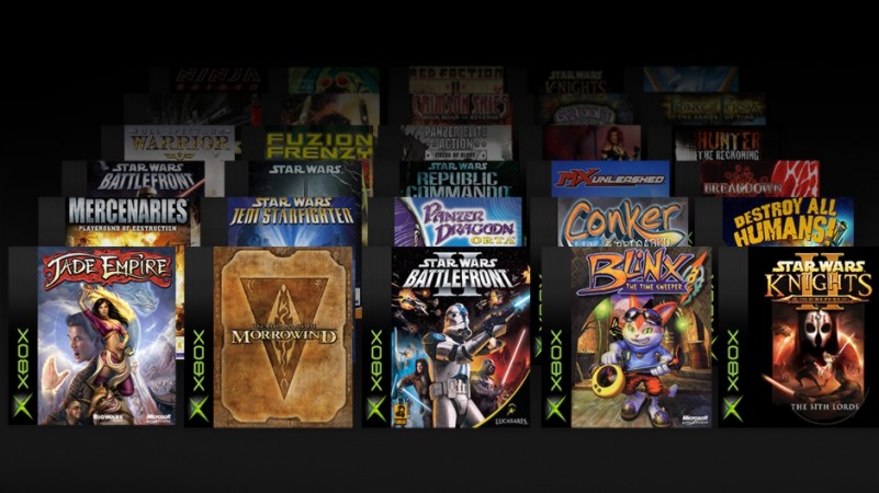 Original Xbox games with backward compatibility Original Xbox games with backward compatibility
