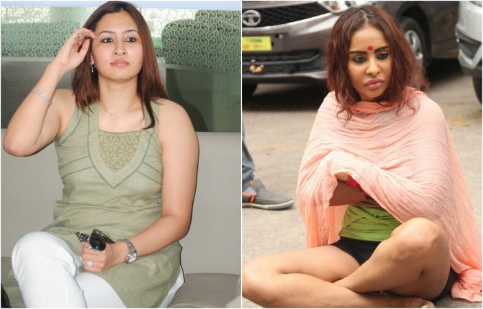 Jwala Gutta and Sri Reddy Jwala Gutta and Sri Reddy