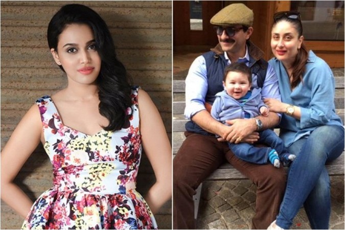 Swara Bhasker, Kareena Kapoor with husband Saif Ali Khan and son Taimur Ali Khan Pataudi Swara Bhasker, Kareena Kapoor with husband Saif Ali Khan and son Taimur Ali Khan Pataudi