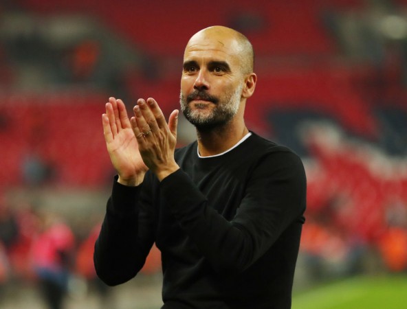 Pep Guardiola had a slip of tongue Pep Guardiola