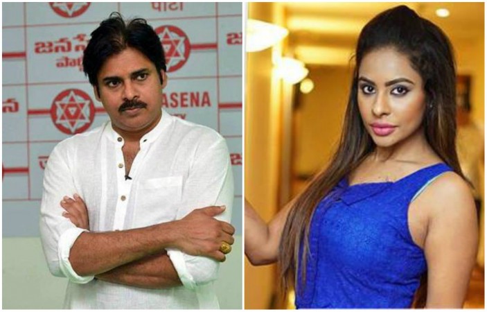 Pawan Kalyan and Sri Reddy Pawan Kalyan and Sri Reddy