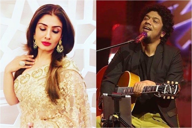 Raveena Tandon, Angarag Papon Mahanta aka Papon Raveena Tandon, Papon
