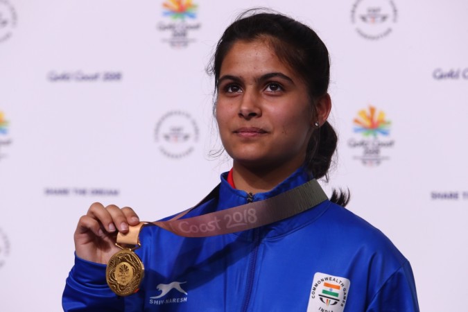 Manu Bhaker won gold at 100m Air Pistol event at 2018 Commonwealth Games Manu Bhaker