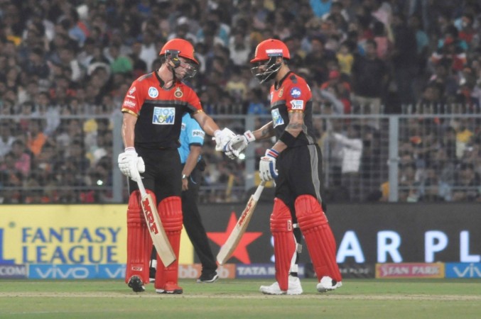 De Villiers was in full flow at the Chinnaswamy. (IANS) 