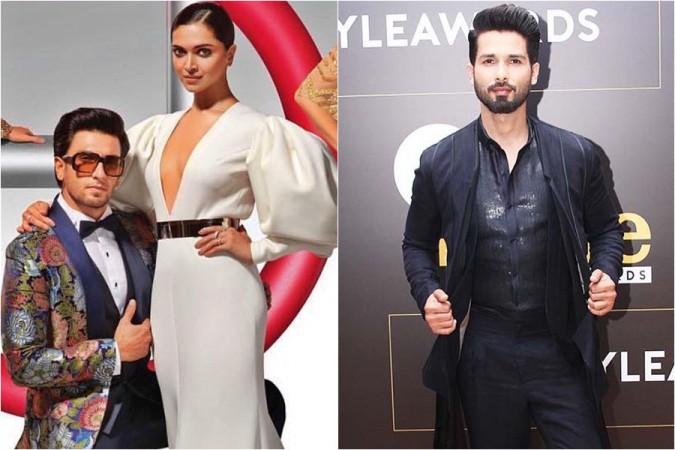 Deepika Padukone, Ranveer Singh, Shahid Kapoor Deepika Padukone, Ranveer Singh, Shahid Kapoor