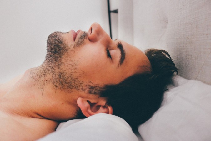 Men sleeping. man sleep