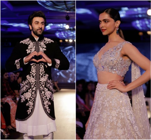 Ranbir and Deepika walk the ramp Ranbir Deepika