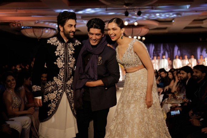 Ranbir Kapoor, Manish Malhotra and Deepika Padukone Ranbir Deepika