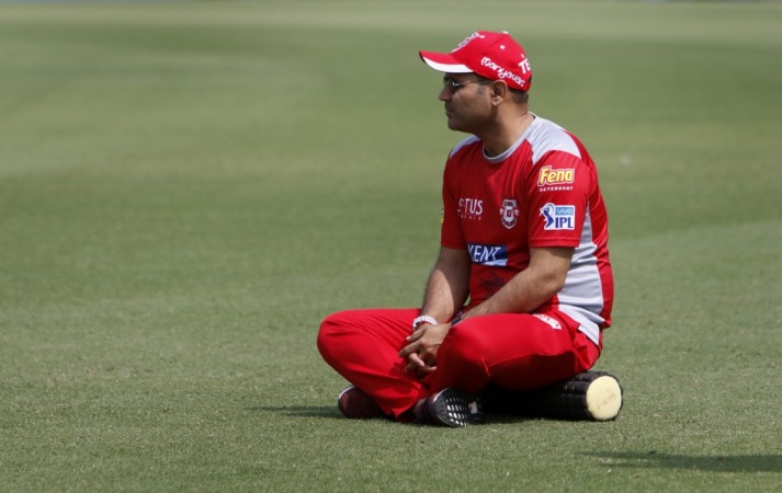 File photo of KXIP mentor Virender Sehwag. Virender Sehwag