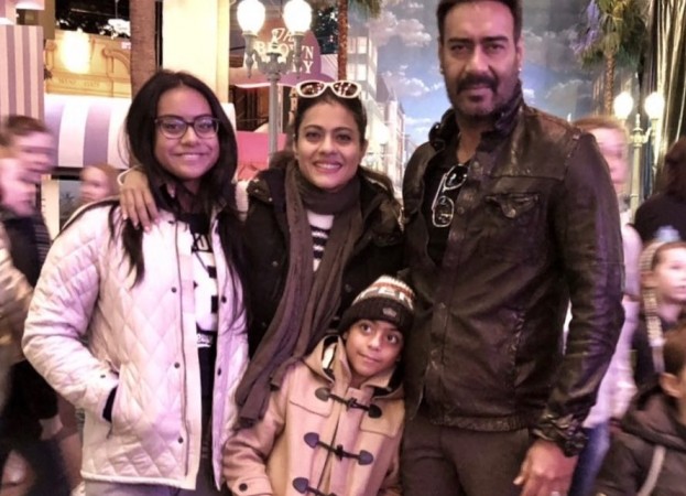 Kajol, Ajay Devgn, daughter Nysa, son Yug Kajol, Ajay Devgn, Daughter Nysa, Son Yug