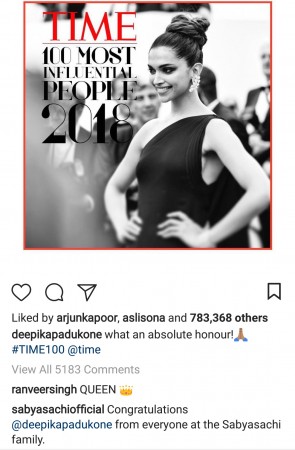 Deepika Padukone Instagram Deepika Padukone