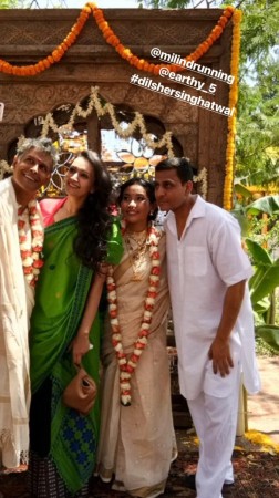 Milind Soman's wedding picture Milind Soman