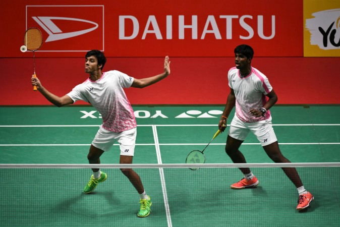 File phtoo of Chirag Shetty (L) and Satwiksairaj Satwiksairaj Rankireddy