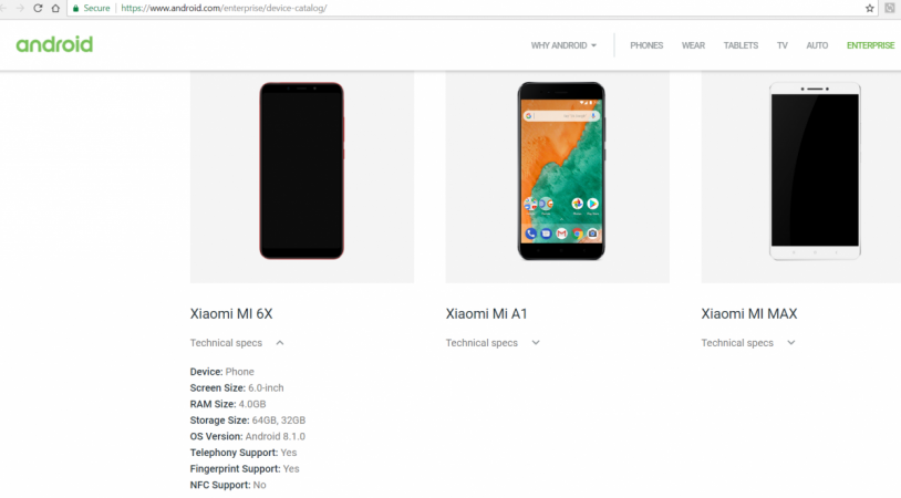 Xiaomi Mi 6X with Android 8.1 and Snapdragon 660 Unveiled in China