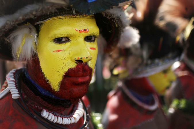 New Guineans dressed traditionally for a performance (Representational Image) New Guineans