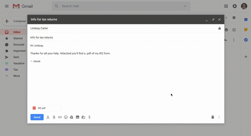 Gmail Confidential mode New Gmail